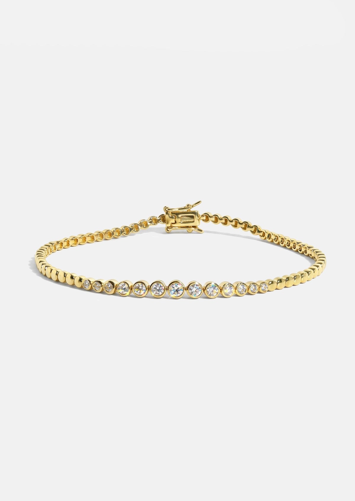 Bezel Tennis Bracelet