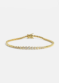 Bezel Tennis Bracelet