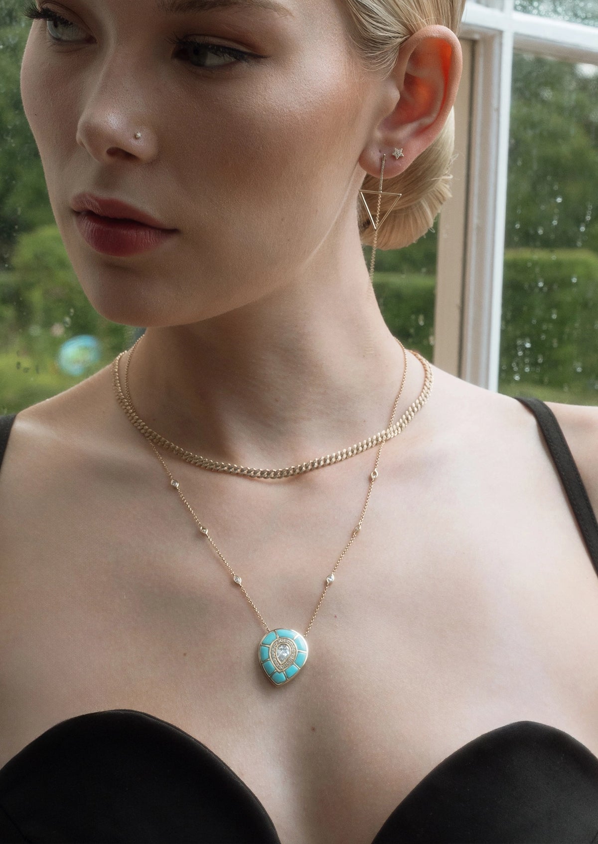 Mystic Pyramid Earrings