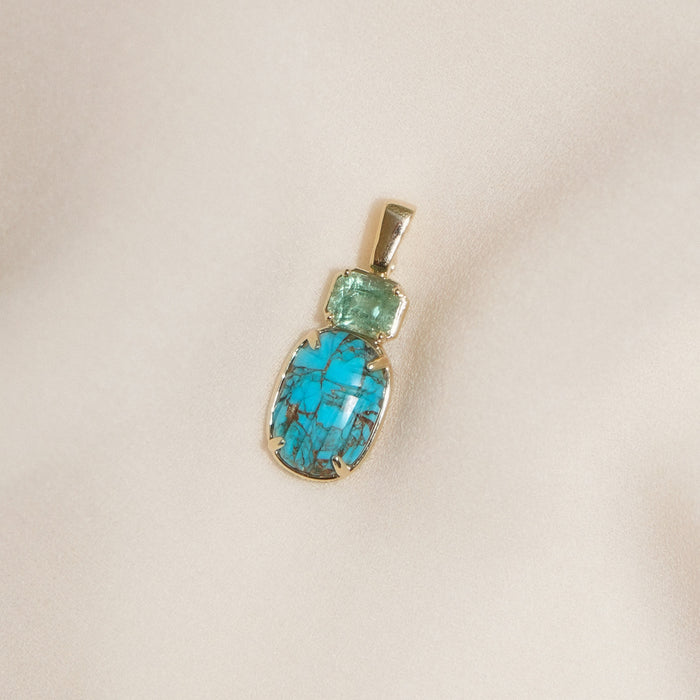Scarab Tourmaline Charm V4