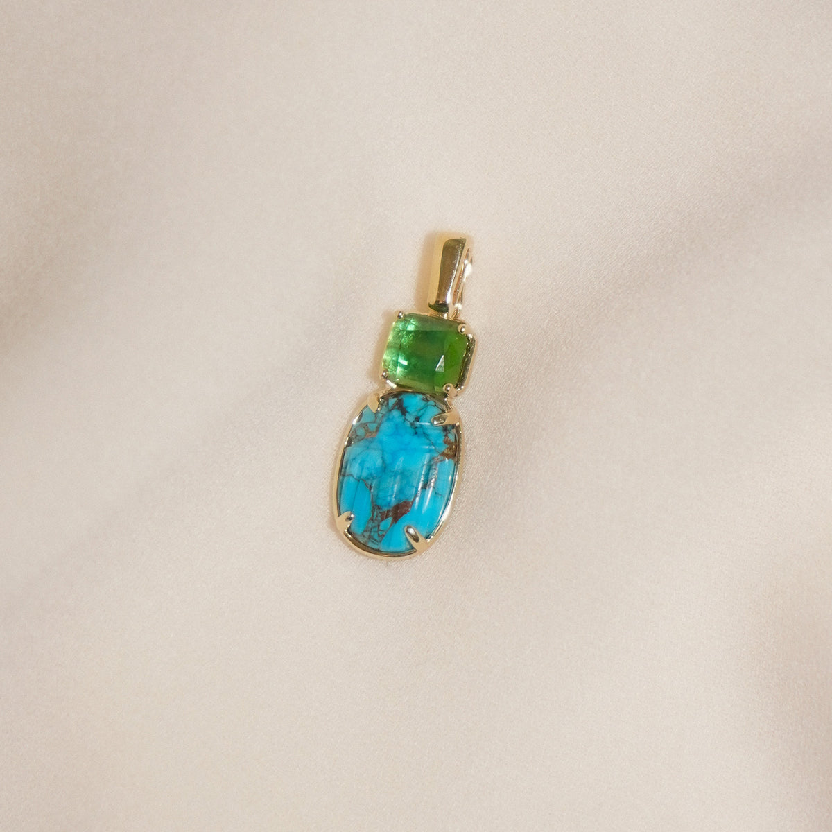 Scarab Tourmaline Charm V3