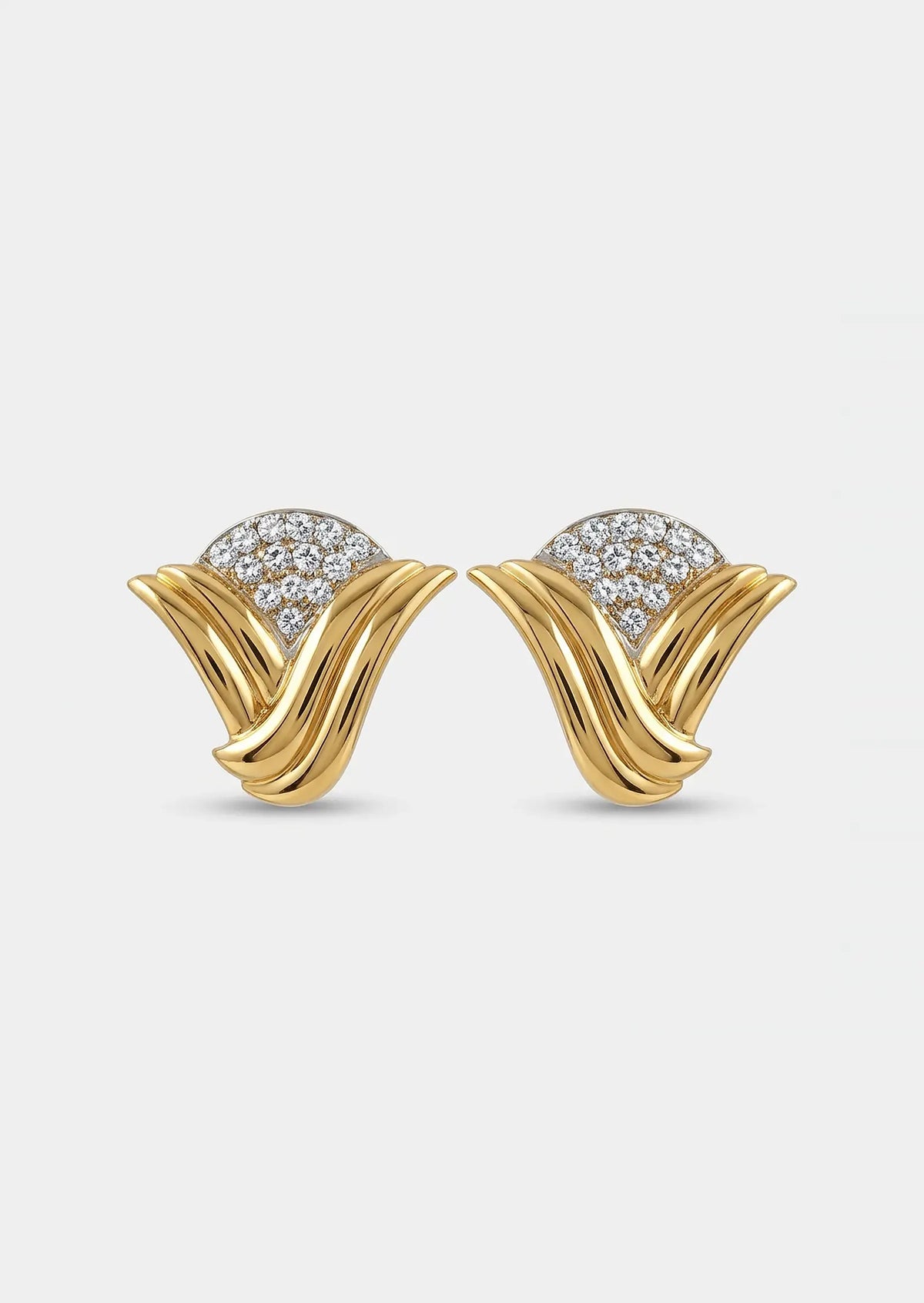 Golden Wave Earrings