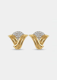 Golden Wave Earrings