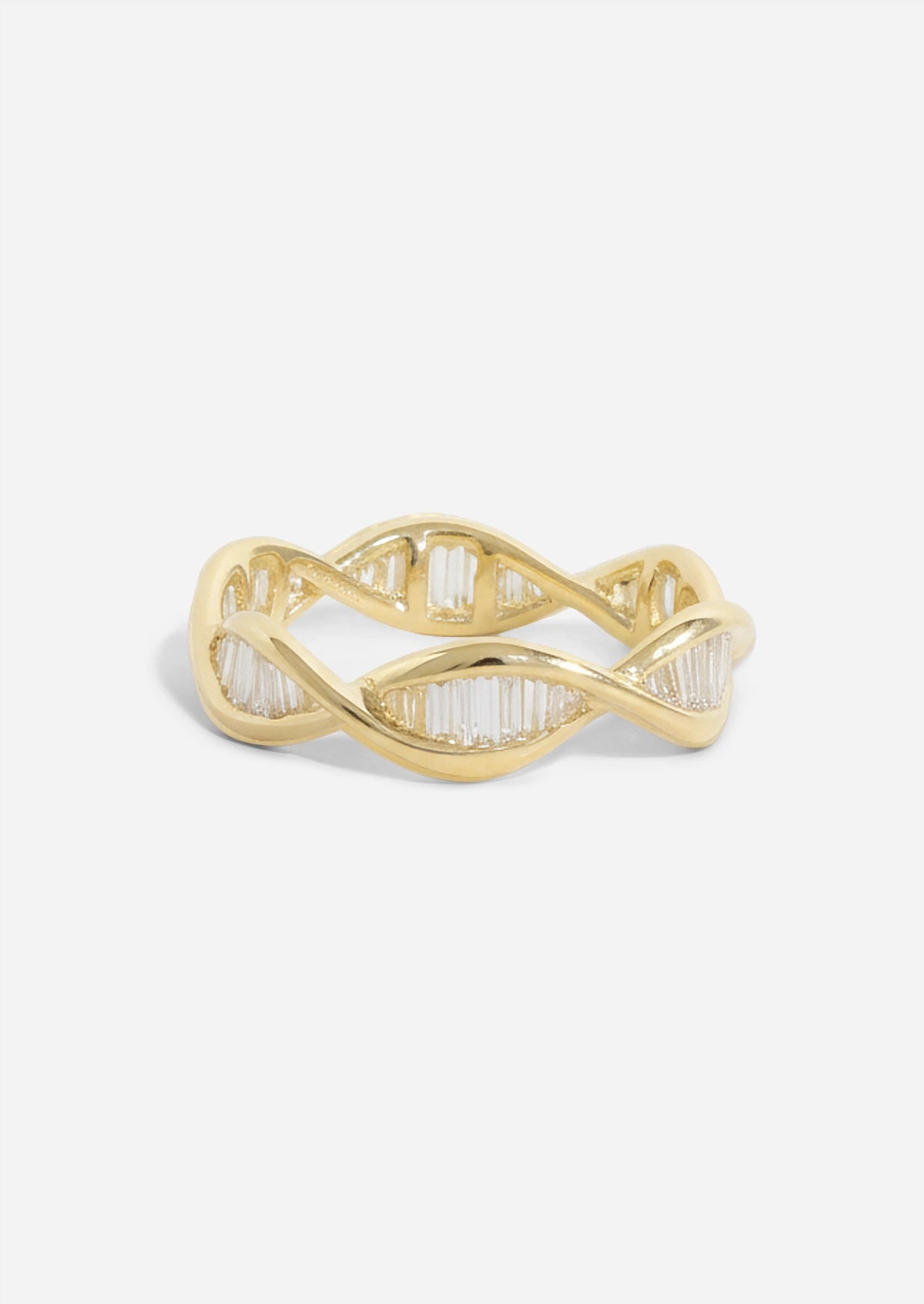 Double Helix Eternity Ring