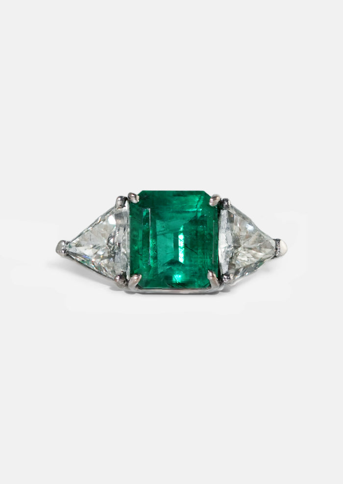Emerald Trilogy Ring