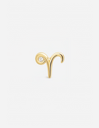 Aries Threaded Flat Back Earring