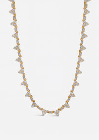 Pyramid Tennis Necklace