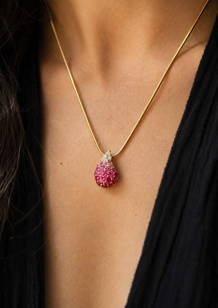 Ombre Flame Necklace