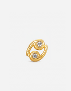 Cancer Threaded Flat Back Earring