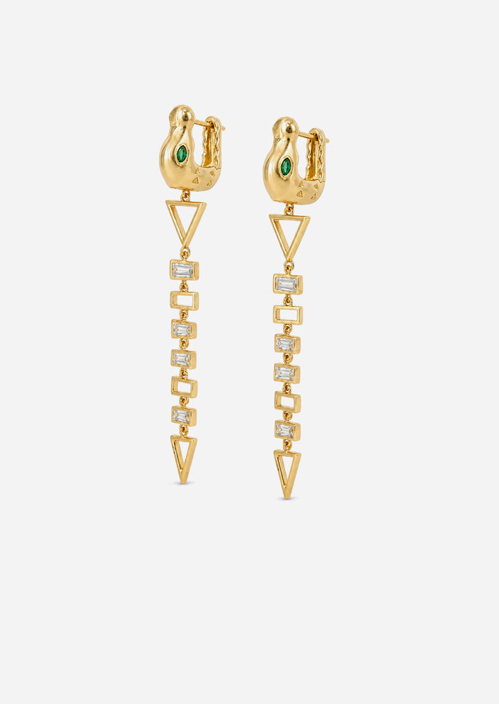 Nile Baguette Earrings