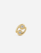 Cancer Threaded Flat Back Earring