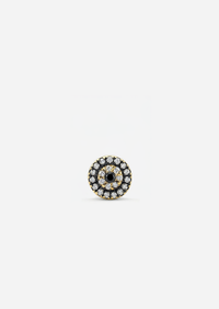 Evil Eye Protector Threaded Flat Back Earring