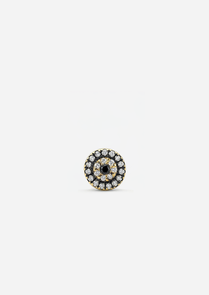 Evil Eye Protector Threaded Flat Back Earring