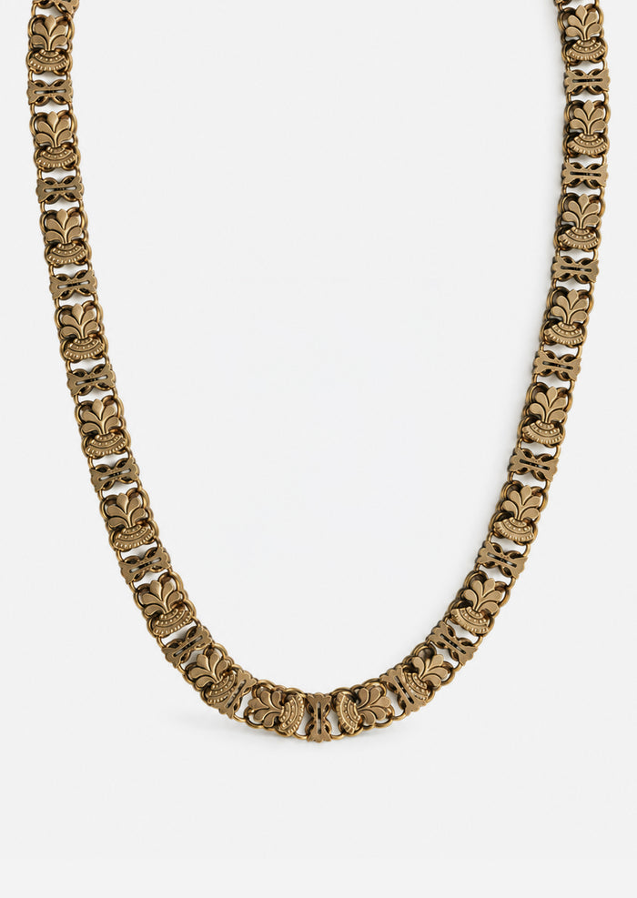 Fleur Book Chain Necklace