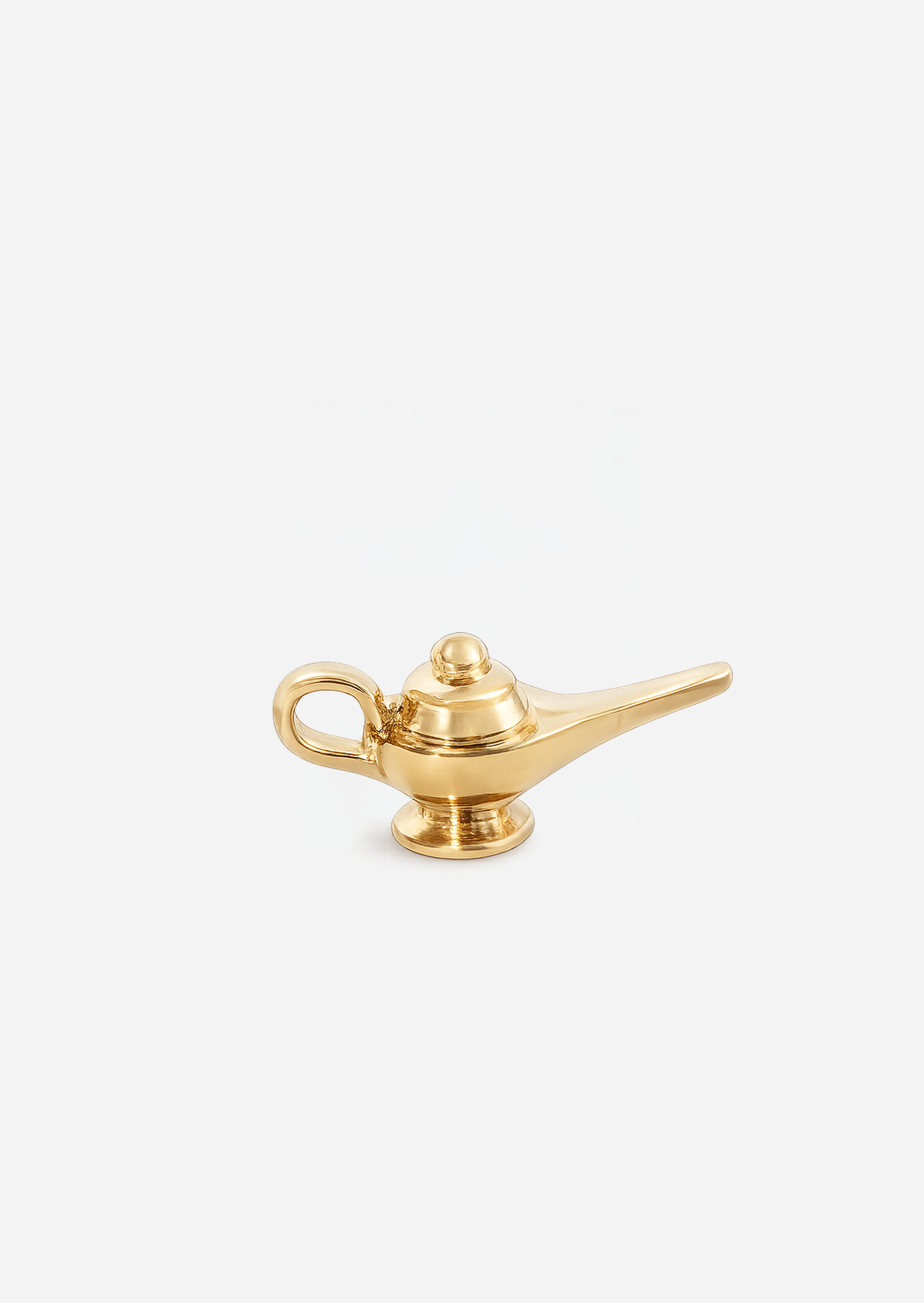 Genie Lamp Threaded Flat Back Earring