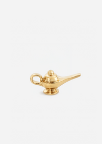 Genie Lamp Threaded Flat Back Earring