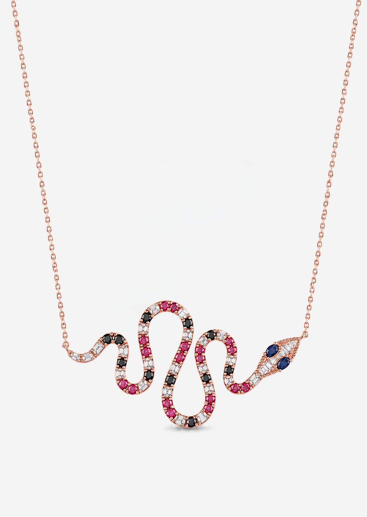Coral Serpent Necklace