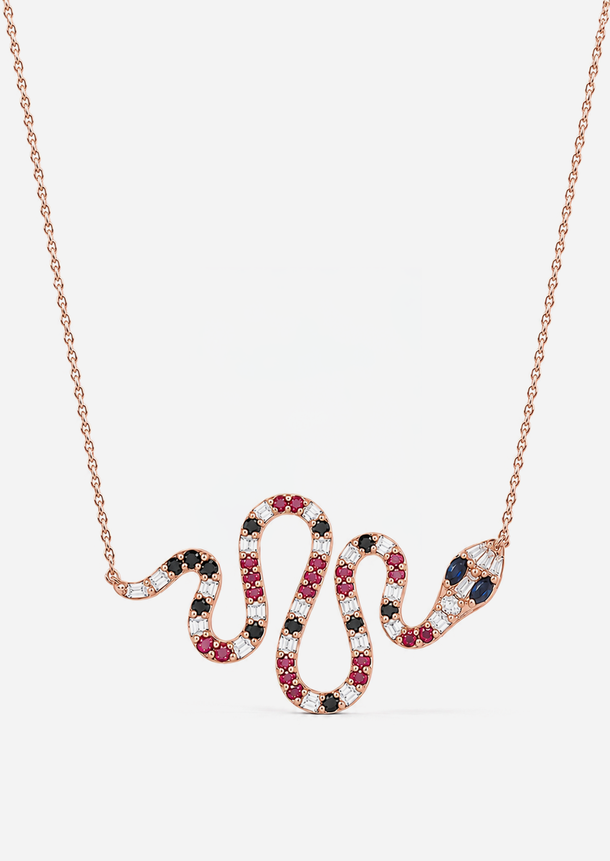 Coral Serpent Necklace