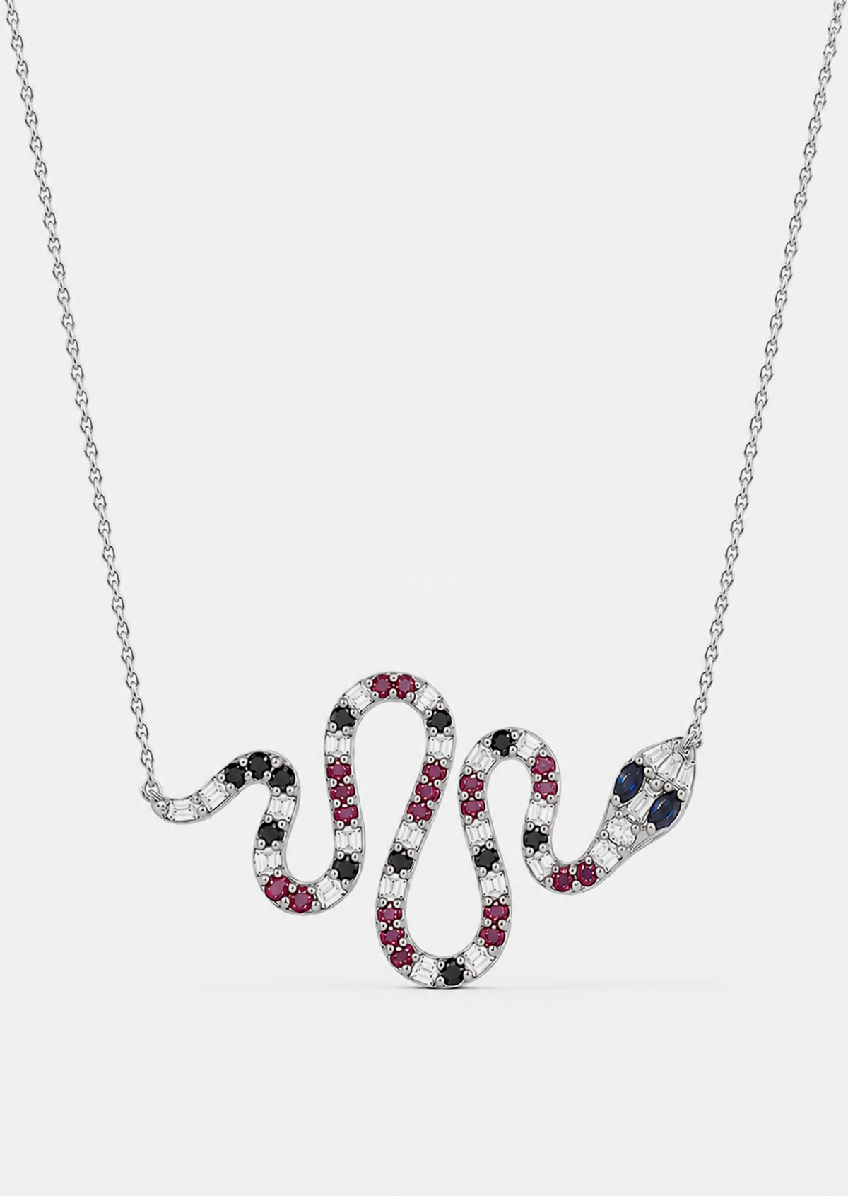 Coral Serpent Necklace