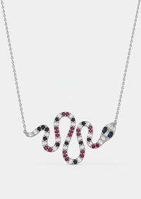 Coral Serpent Necklace