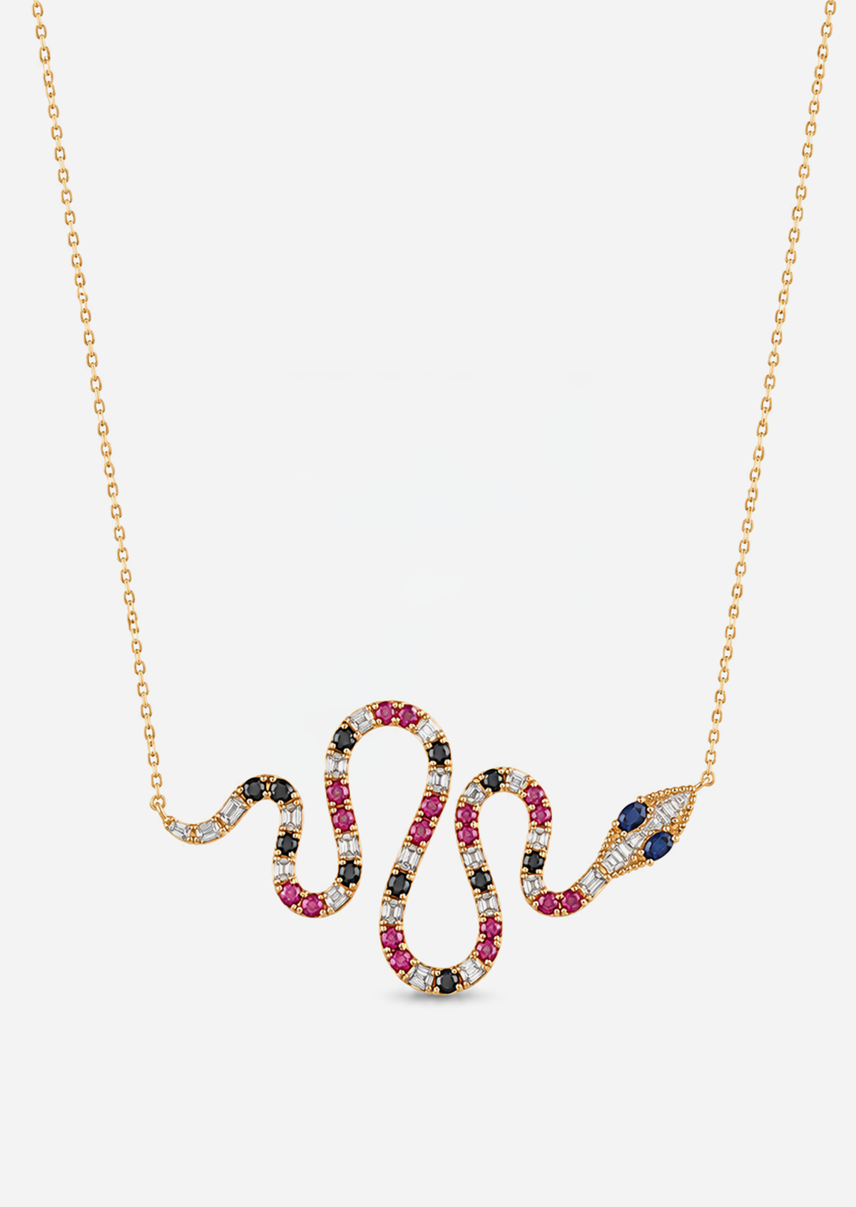 Coral Serpent Necklace