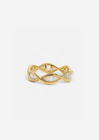 Double Helix Eternity Ring
