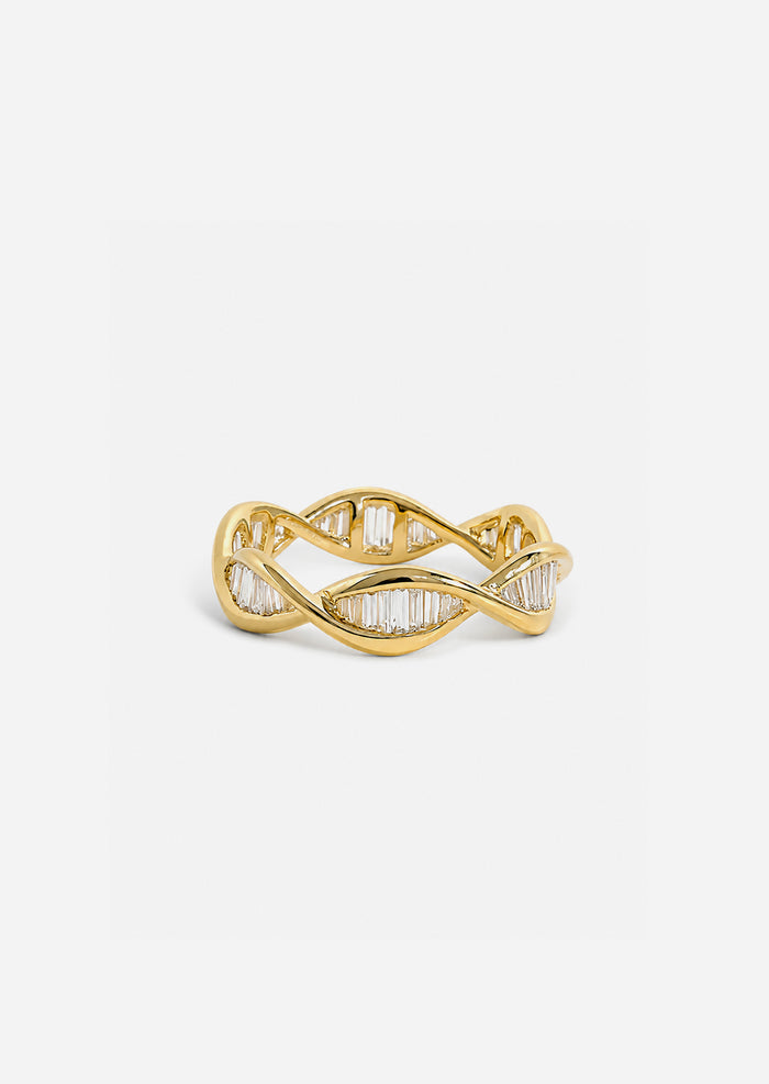 Double Helix Eternity Ring