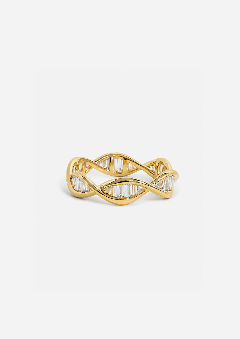 Double Helix Eternity Ring