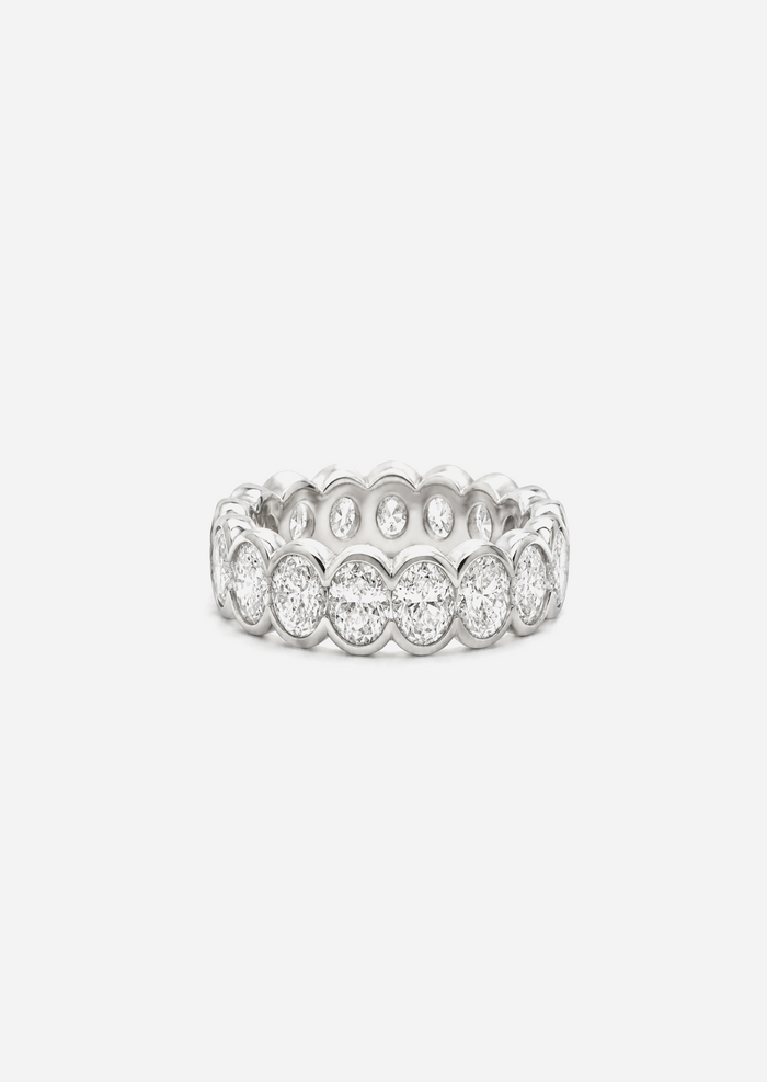 Oval Diamond Eternity Ring