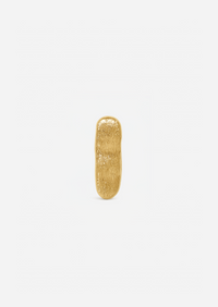 Ripple Gold Bar Threaded Flat Back Earring