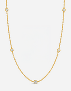 Sacred 5 Diamond Station Necklace