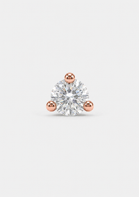 2mm Diamond Threaded Flat Back Earring