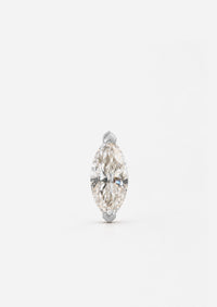 6mm Marquise Diamond Threaded Flat Back Earring