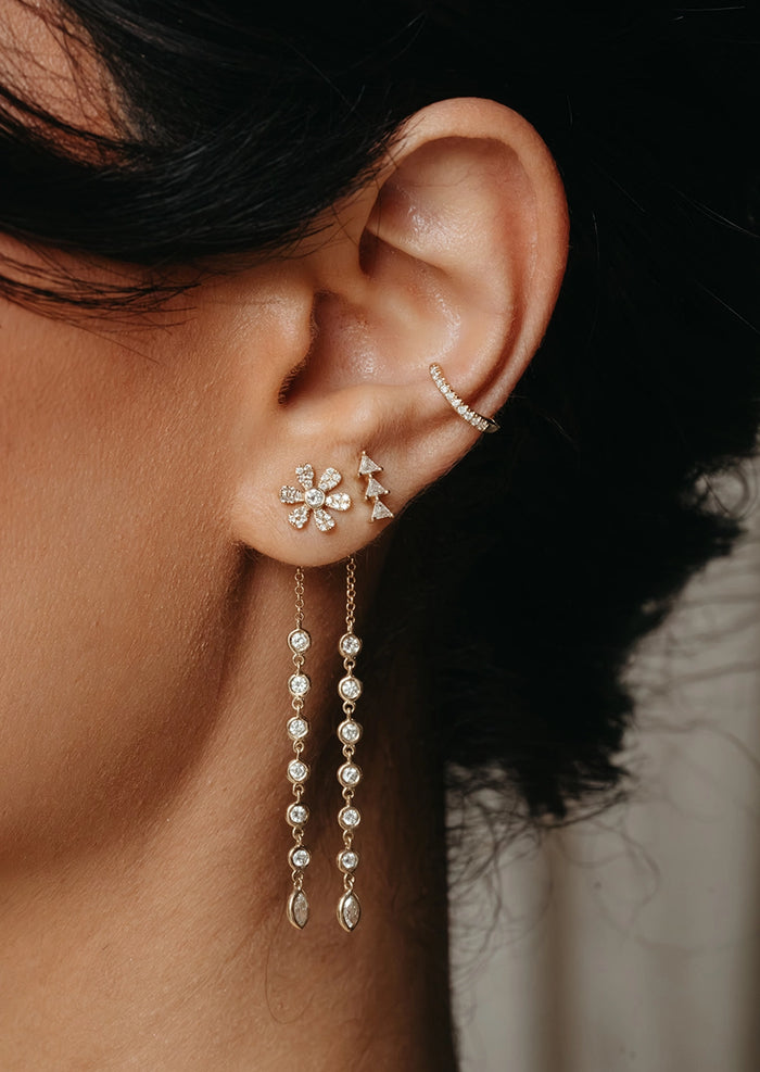 7 Diamond Drop Ear Jacket