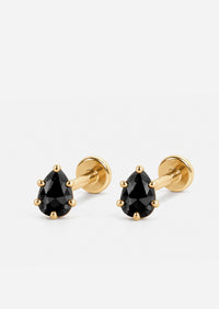 Abyss Threaded Flat Back Earring