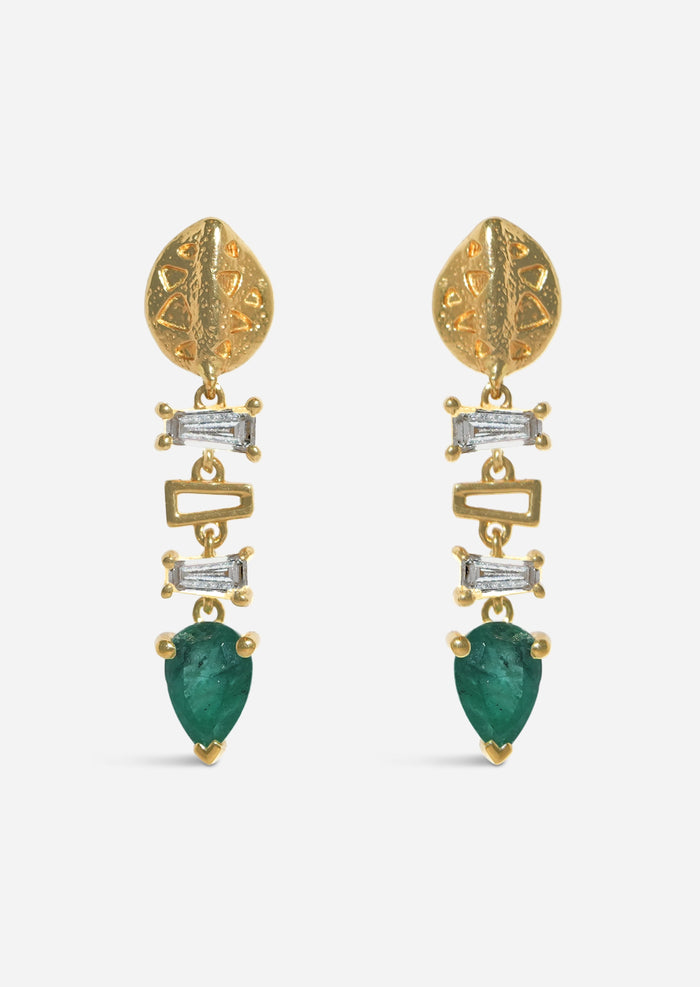 Backbone Baguette Earrings