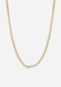 Bezel Tennis Necklace