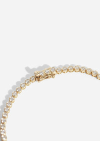 Bezel Tennis Necklace