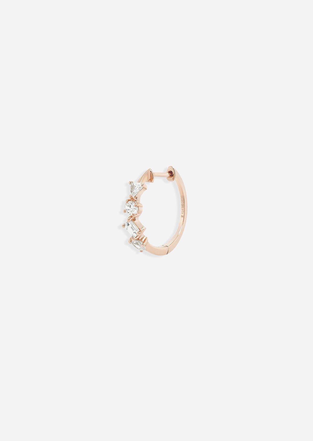 Confetti Diamond Hoop | Single