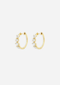 Confetti Diamond Hoop | Single