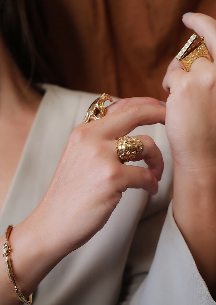 Coypu Skull Ring