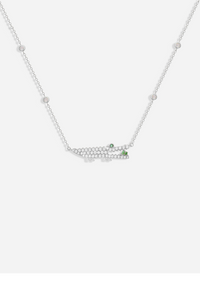 Diamond Gator Necklace