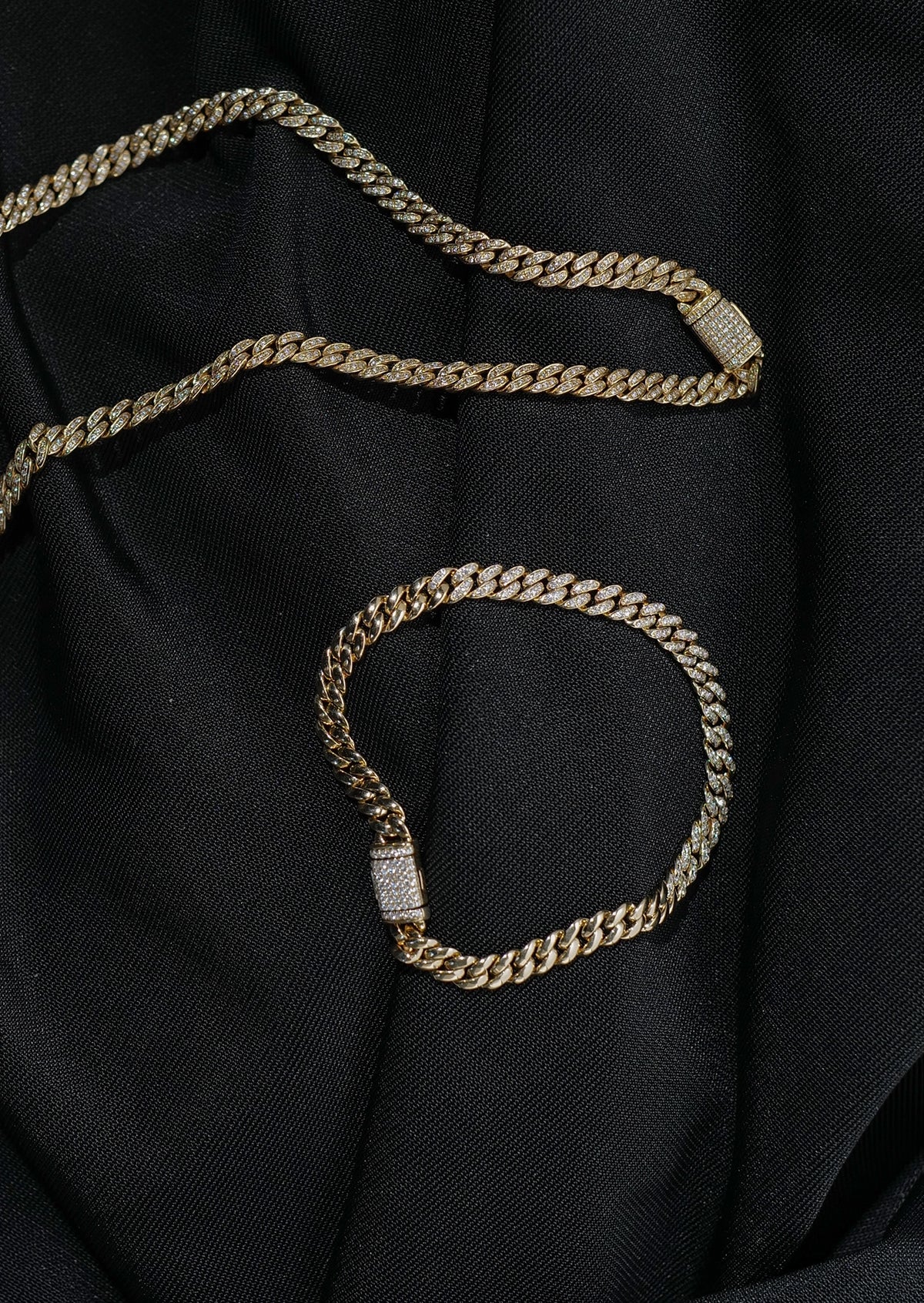 Diamond Curb Chain Bracelet