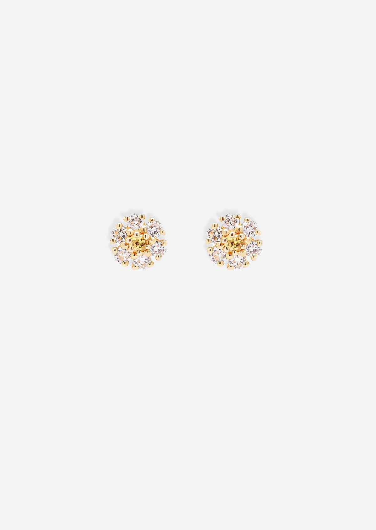 Daisy Threaded Flat Back Earring | Single