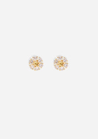 Daisy Threaded Flat Back Earring | Single