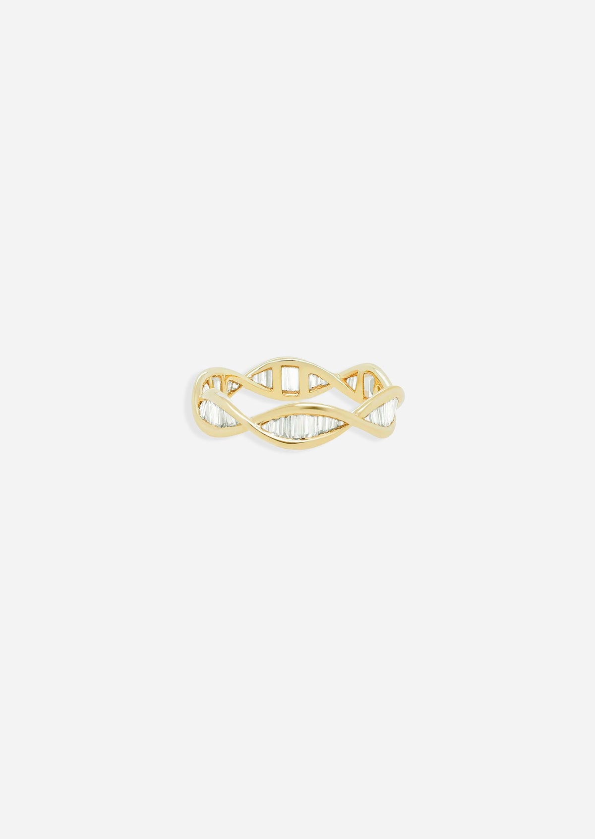 Double Helix Eternity Ring