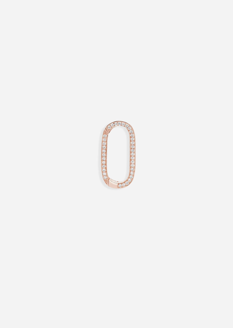 Diamond Oval Link Charm Connector