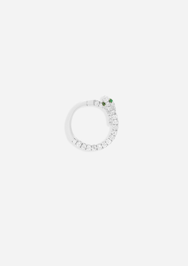 Diamond Snake Daith Lock Hoop | Single