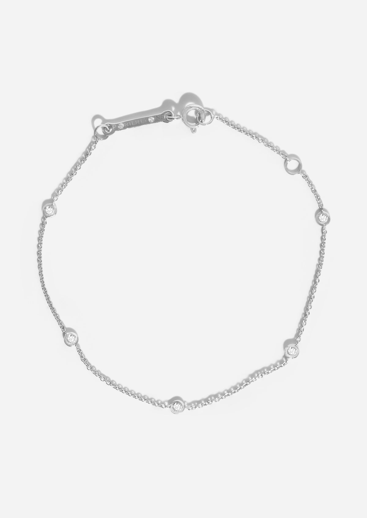 Sacred 5 Diamond Station Bracelet