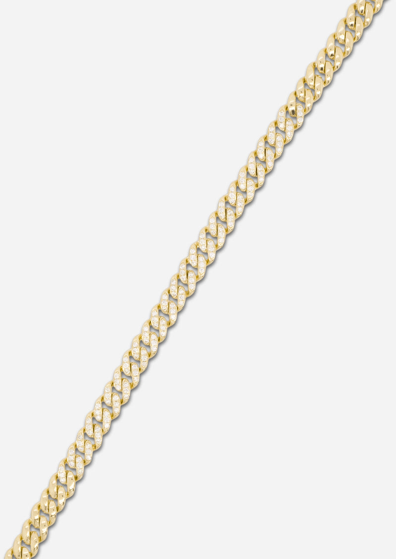 Diamond Curb Chain Bracelet